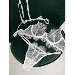 Комплект жіночої білизни класичний з кісточками mod 0002587"Ethereal Lace Duo" Комплект жіночої білизни класичний з кісточками mod 0002587"Ethereal Lace Duo"
